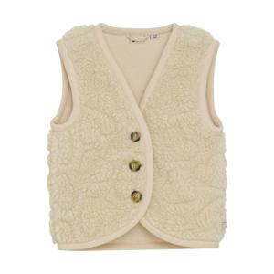 Daily7 winter gilet meisjes - zand - teddy