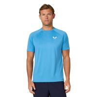 Castore Adapt Crew T-Shirt Blauw Wit