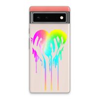 Hold My Heart: Google Pixel 6 Transparant Hoesje