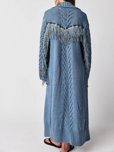 Boho Tassel Rivet Cardigan