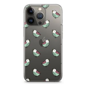 Vogeltjes: iPhone 13 Pro Transparant Hoesje