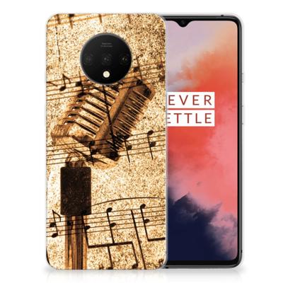 OnePlus 7T | Siliconen hoesje | met foto Bladmuziek
