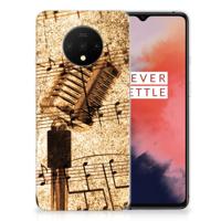 OnePlus 7T | Siliconen hoesje | met foto Bladmuziek