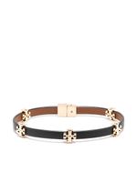 Tory Burch bracelet à plaque logo - Noir - thumbnail