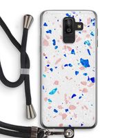 Terrazzo N°6: Samsung Galaxy J8 (2018) Transparant Hoesje met koord