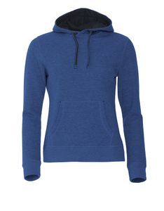 Clique 021042 Classic Hoody Ladies - Blauwmelange - L