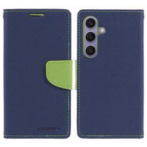 Mercury Goospery Fancy Diary Samsung Galaxy S24 Portemonnee Hoesje - Blauw