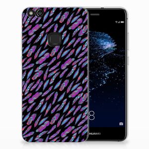 Huawei P10 Lite TPU bumper Feathers Color