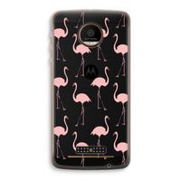 Anything Flamingoes: Motorola Moto Z Force Transparant Hoesje