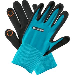 Gardena 11510-20 beschermende handschoen Tuinhandschoenen Zwart, Blauw Elastaan, Nitril, Polyester