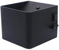 LED Wandlamp 6W oplaadbaar zwart 2700K met sensor - 5082095