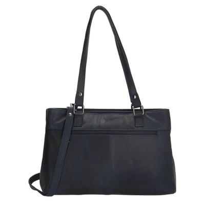 Beagles Leather Handtas / Schoudertas Santa Lucia Blauw
