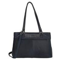 Beagles Leather Handtas / Schoudertas Santa Lucia Blauw