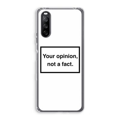 Your opinion: Sony Xperia 10 III Transparant Hoesje