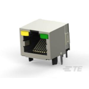 TE Connectivity TE AMP MODULAR JACKS - INVERTED AND LEDS MODULAR JACKS - INVERTED AND LEDS 6116075-4 1 stuk(s)