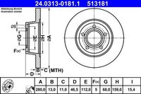 Powerdisc remschijf 24031301811 - thumbnail