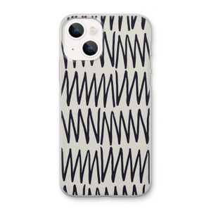 Marrakech Zigzag: iPhone 13 mini Transparant Hoesje