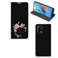 OPPO A74 4G Magnet Case Boho Text - thumbnail