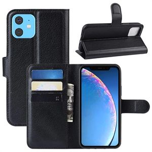 iPhone 11 Wallet Case met Magnetische Sluiting - Zwart