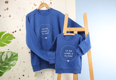 Sweater Kind Kobaltblauw 5 - 6 jaar