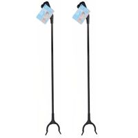 4x stuks zwarte afvalgrijpers 83 cm 4x stuks zwarte afvalgrijpers 83 cm