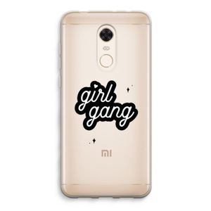 Girl Gang: Xiaomi Redmi 5 Transparant Hoesje