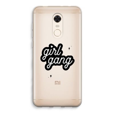 Girl Gang: Xiaomi Redmi 5 Transparant Hoesje