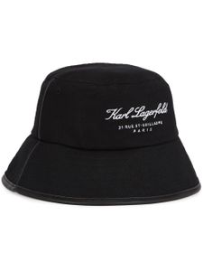 Karl Lagerfeld bob Hotel Karl en coton - Noir