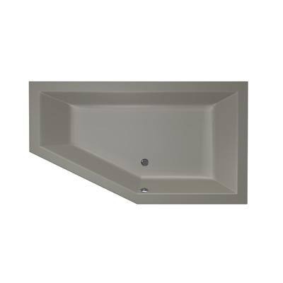 Xenz Society Hoekbad - 160x90x53 - afvoer Midden - Rechts - acryl - cement 6882-06