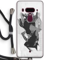 House: HTC U12+ Transparant Hoesje met koord