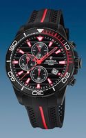 Horlogeband Festina F20366-3 Silicoon Zwart 22mm - thumbnail
