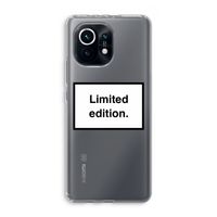 Limited edition: Xiaomi Mi 11 Transparant Hoesje