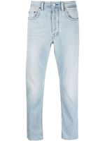 Acne Studios jean slim à coupe courte - Bleu - thumbnail