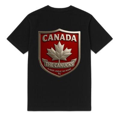 FC ELEVEN - Canada The Canucks Heavy T-Shirt - Zwart