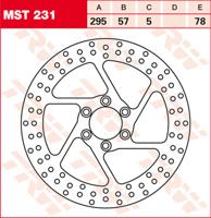TRW Remschijf, remschijven voor de moto, MST231