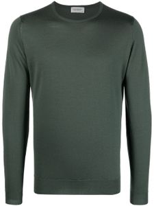 John Smedley pull Lundy en laine mérinos - Vert