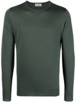 John Smedley pull Lundy en laine mérinos - Vert - thumbnail