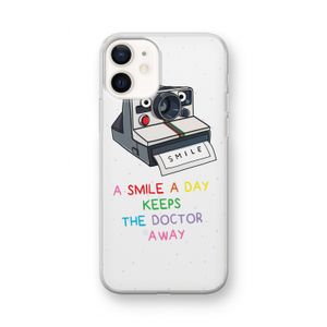 Smile: iPhone 12 mini Transparant Hoesje