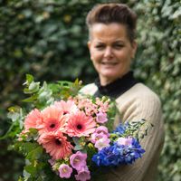 Keuze bloemist roze kleuren