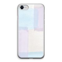 Square pastel: iPhone 8 Transparant Hoesje