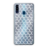 Dakpannetjes: Samsung Galaxy A20s Transparant Hoesje