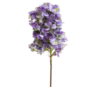 Kunst hortensia pluim donkerpaars 85 cm - Buitengewoon de boet