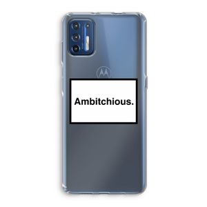 Ambitchious: Motorola Moto G9 Plus Transparant Hoesje
