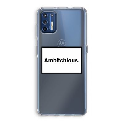 Ambitchious: Motorola Moto G9 Plus Transparant Hoesje