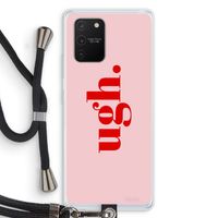 Ugh: Samsung Galaxy S10 Lite Transparant Hoesje met koord