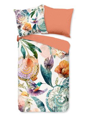 HIP Dekbedovertrek "mandala's en bloemen" - Multi - (200x200 cm) - Katoen Satijn