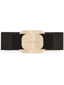 Ferragamo barrette à nœud Vara - Noir