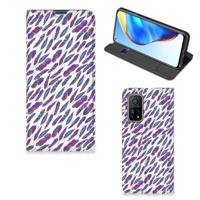 Xiaomi Mi 10T | 10T Pro | Hoesje met Magneet | Feathers Color