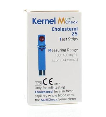 Testjezelf.nu Multicheck cholesterol strips 25 Stuks Testjezelf.nu Multicheck cholesterol strips 25 Stuks