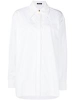 Versace chemise à découpes - Blanc